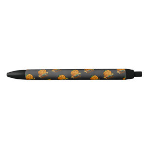 Spookdieren pomkin zwarte inkt pen