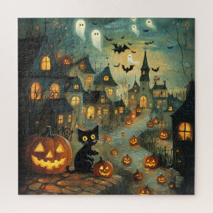 Spookdorp puzzel legpuzzel