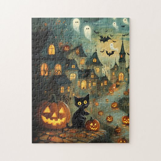 Spookdorp puzzel legpuzzel (Verticaal)