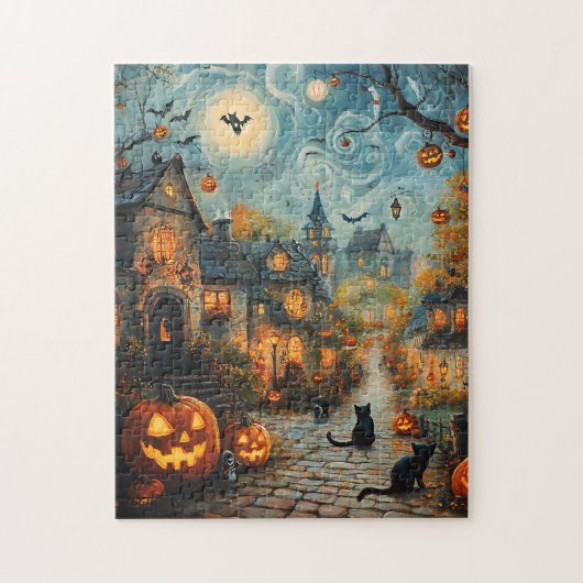 Spookdorp puzzel legpuzzel (Verticaal)