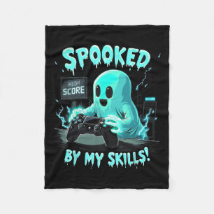 Spooked Schattige Ghost Halloween Spooky Seizoen Fleece Deken