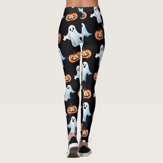 spookfeest in het zwart leggings (Achterkant)
