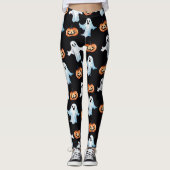 spookfeest in het zwart leggings (Voorkant)