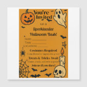 Spookfeest Uitnodiging | Geesten & Spellen (Voorkant)