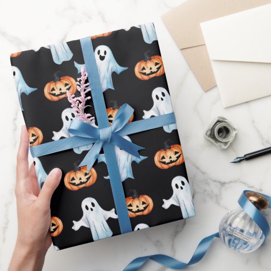 Spookfeestje cadeaupapier (Geschenken)