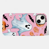 Spookfeestje in roze Case-Mate iPhone case (Achterkant (horizontaal))