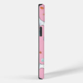 Spookfeestje in roze Case-Mate iPhone case (Achterkant / Rechts)