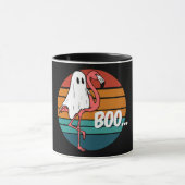 Spookflamingo Grappige Halloween Mok (Midden)