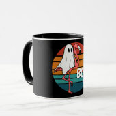 Spookflamingo Grappige Halloween Mok (Voorkant links)