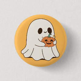 Spookgeest Ronde Button 3,2 Cm