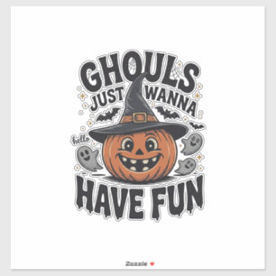 Spookgeesten Willen Gewoon Pret Hebben Halloween P Sticker