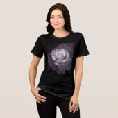 Spookgrijze roos Tri-Blend shirt (Voorkant volledig)