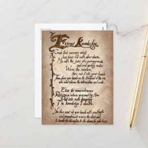 spookheksen betoveren Halloween Holiday Briefkaart