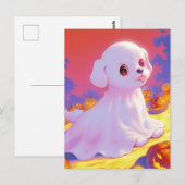 Spookhond Briefkaart (Voorkant / Achterkant)