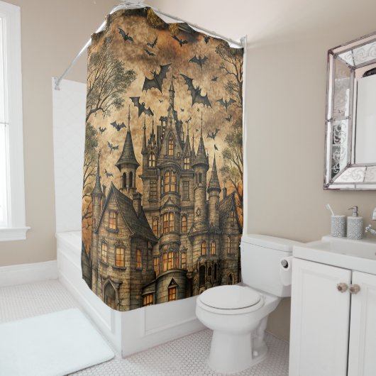  spookhuis (2) douchegordijn (In situ)