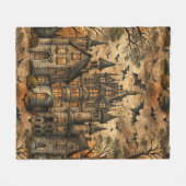  spookhuis (2) fleece deken (Voorkant (Horizontaal))