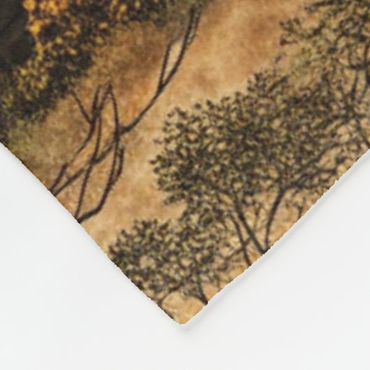  spookhuis (2) fleece deken (Hoek)