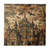  spookhuis (2) tegeltje (Voorkant)