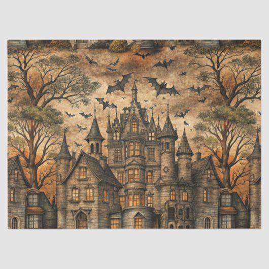  spookhuis (2) tissuepapier (Voorkant)