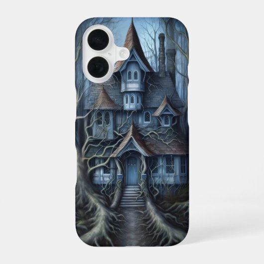 Spookhuis Bos iPhone 16 Hoesje (Achterkant)