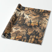  spookhuis cadeaupapier (Uitgerold)