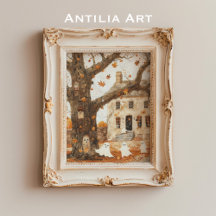 spookhuis dat grillige geesten schildert