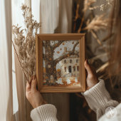  spookhuis dat grillige geesten schildert poster