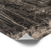  spookhuis echte foto Halloween Decor Poster (Hoek)