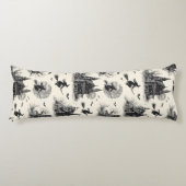  spookhuis en toile patroon (2) lichaamskussen (Voorkant)