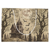  spookhuis en volle maan groot cadeauzakje (Achterkant)