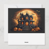 Spookhuis Feestdagenkaart (Achterkant)