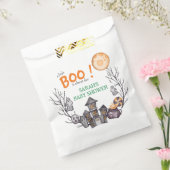 Spookhuis Halloween Baby shower Herfst Thema Bedankzakje (Gezegeld)