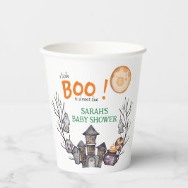 Spookhuis Halloween Baby shower Herfst Thema Papieren Bekers