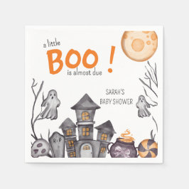 Spookhuis Halloween Baby shower Herfst Thema Servet