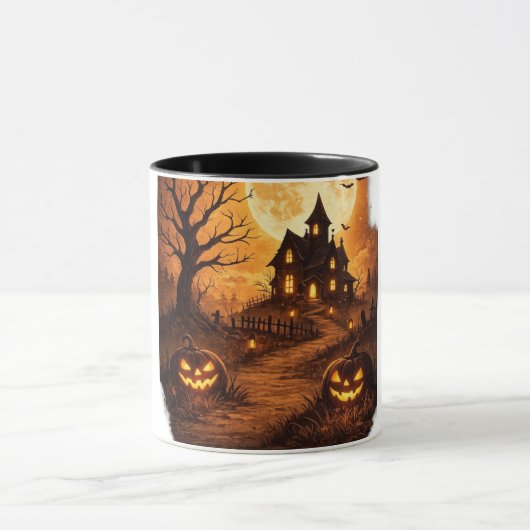 Spookhuis Halloween Mok (Midden)
