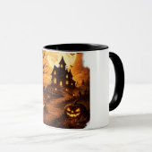 Spookhuis Halloween Mok (Voorkant rechts)