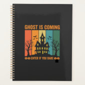 Spookhuis Halloween Vectorontwerp Planner (Voorkant)