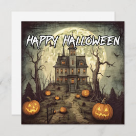 spookhuis | Happy Halloween Kaart
