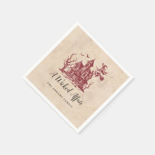  spookhuis heks Halloween Party Servet (Hoek)