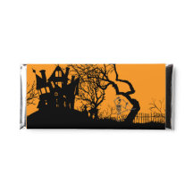 SPOOKHUIS HERSHEY BAR MET AANGEPASTE TEKST