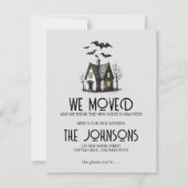 spookhuis in beweging aankondiging (Voorkant)