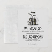 spookhuis in beweging aankondiging (Voorkant / Achterkant)