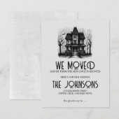 spookhuis in beweging aankondiging (Voorkant / Achterkant)