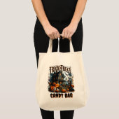 Spookhuis met pompoenen voor Halloween! Tote Bag (Voorkant (product))