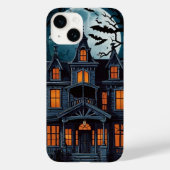 Spookhuis met vleermuizen Case-Mate iPhone case (Achterkant)