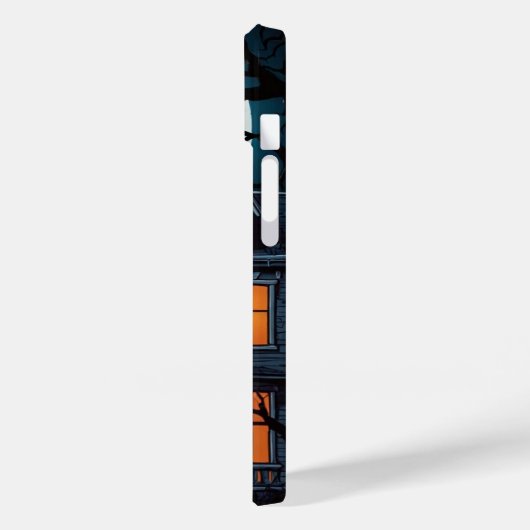 Spookhuis met vleermuizen Case-Mate iPhone case (Achterkant / Links)