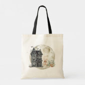 Spookhuis mummie en vrienden Halloween Party Tote Bag (Achterkant)