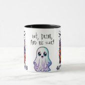 Spookhuis Pumpkin en Ghost Mok (Midden)