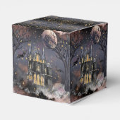 spookhuis | Spooky Volle Maan Boom en Bats Bedankdoosjes (Achterkant)