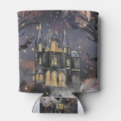 spookhuis | Spooky Volle Maan Boom en Bats Blikjeskoeler (Achterkant)